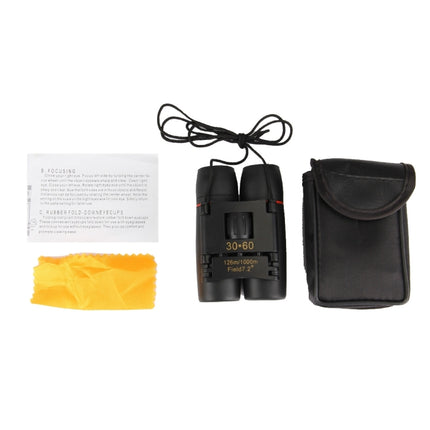 Sakura 30 x 60mm Camping Hunting Bird Watching 126m / 1000m Binoculars Telescope with Lanyard, Sakura 30X60