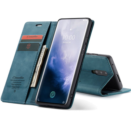 CaseMe-013 Multifunctional Retro Frosted Horizontal Flip Leather Case for OnePlus 7 Pro, with Card Slot & Holder & Zipper Wallet & Photo Frame, For OnePlus 7 Pro