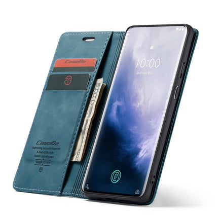 CaseMe-013 Multifunctional Retro Frosted Horizontal Flip Leather Case for OnePlus 7 Pro, with Card Slot & Holder & Zipper Wallet & Photo Frame, For OnePlus 7 Pro