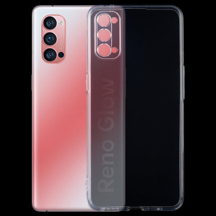 For OPPO Reno 4 5G 0.75mm Ultra-Thin Transparent TPU Protective Case, For OPPO Reno 4 5G