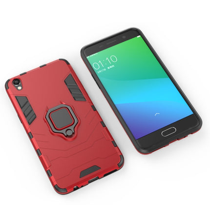 PC + TPU Shockproof Protective Case for OPPO R9 Plus, with Magnetic Ring Holder, For OPPO R9 Plus