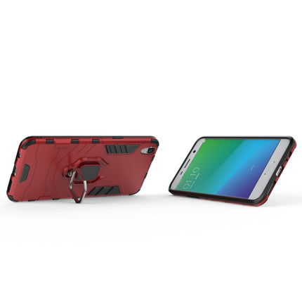 PC + TPU Shockproof Protective Case for OPPO R9 Plus, with Magnetic Ring Holder, For OPPO R9 Plus