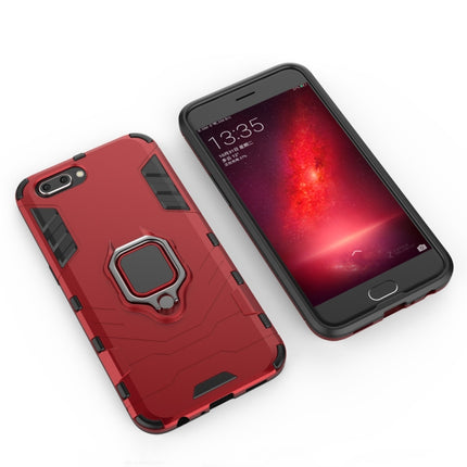 PC + TPU Shockproof Protective Case for OPPO R11, with Magnetic Ring Holder, For OPPO R11