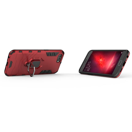 PC + TPU Shockproof Protective Case for OPPO R11, with Magnetic Ring Holder, For OPPO R11