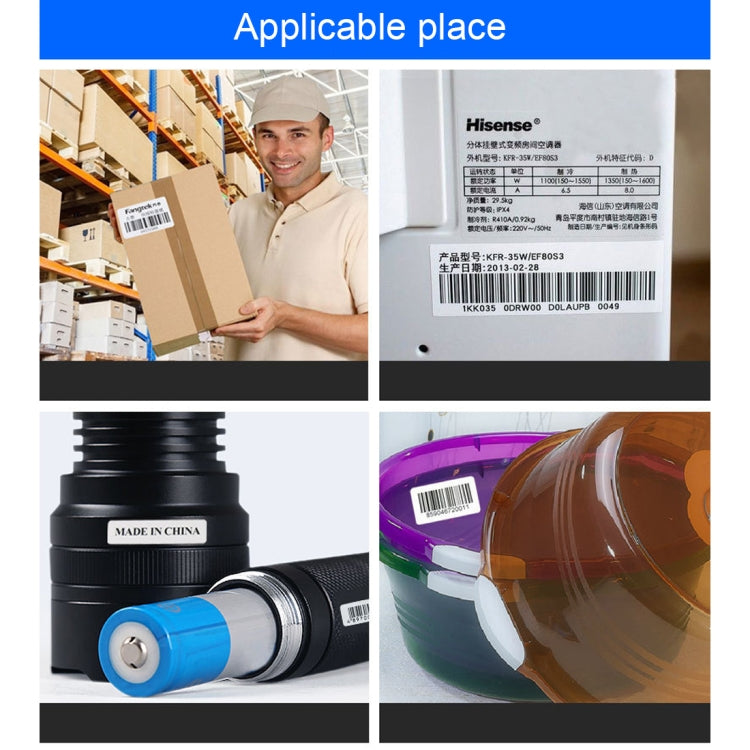 Label Printer Paper Sticker, Size: 20 x 30 mm（5000pcs Labels）