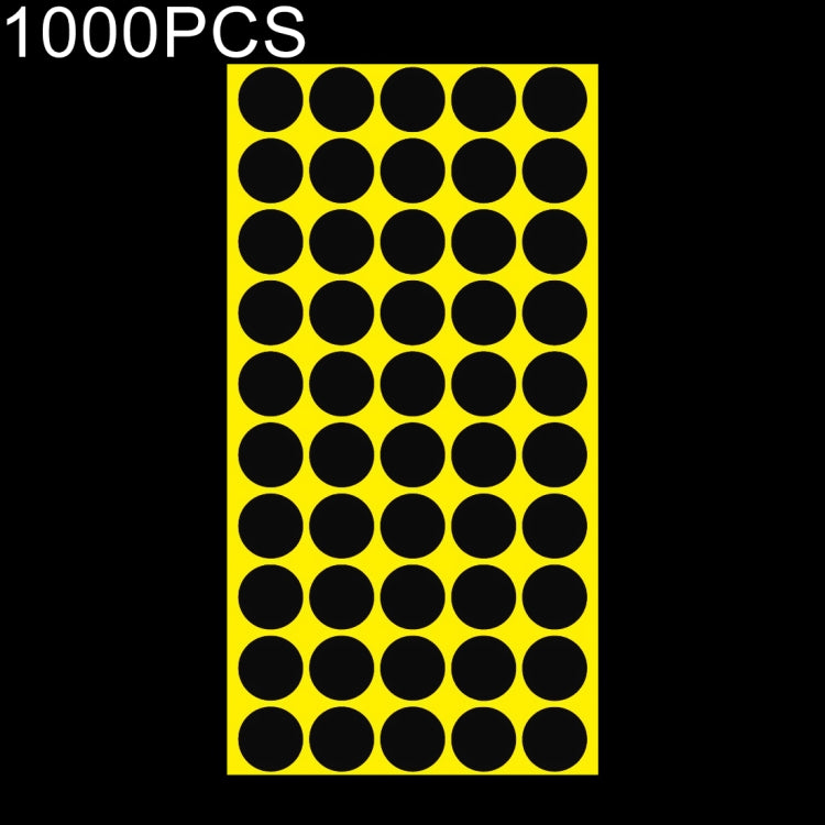 1000 PCS Round Shape Self-adhesive Colorful Mark Sticker Mark Label