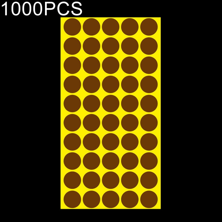 1000 PCS Round Shape Self-adhesive Colorful Mark Sticker Mark Label
