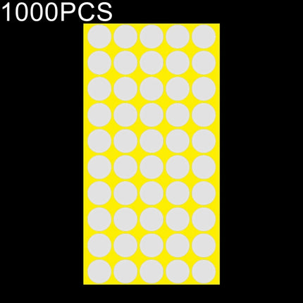 1000 PCS Round Shape Self-adhesive Colorful Mark Sticker Mark Label