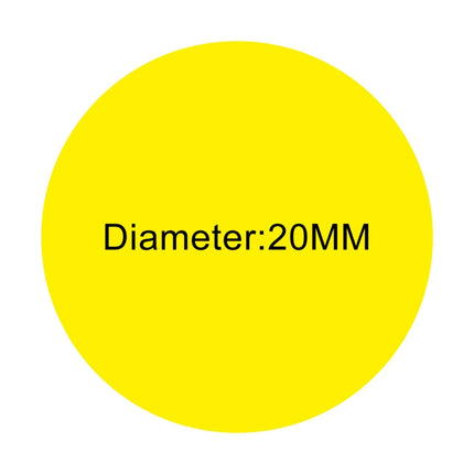 1000 PCS Round Shape Self-adhesive Colorful Mark Sticker Mark Label