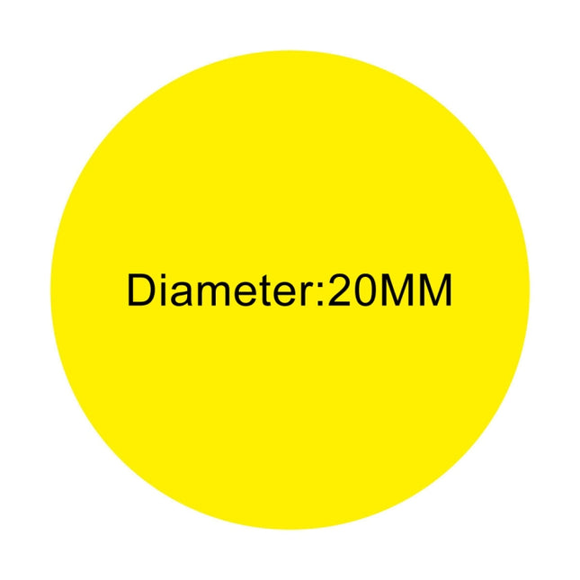 1000 PCS Round Shape Self-adhesive Colorful Mark Sticker Mark Label