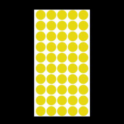 1000 PCS Round Shape Self-adhesive Colorful Mark Sticker Mark Label