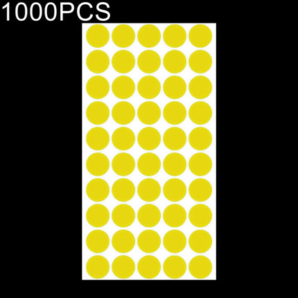1000 PCS Round Shape Self-adhesive Colorful Mark Sticker Mark Label