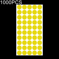 1000 PCS Round Shape Self-adhesive Colorful Mark Sticker Mark Label