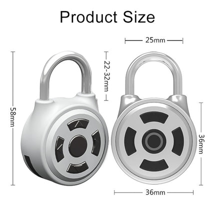 Intelligent Bluetooth Key Password Padlock Remote Unlocking for iOS / Android, DM-1
