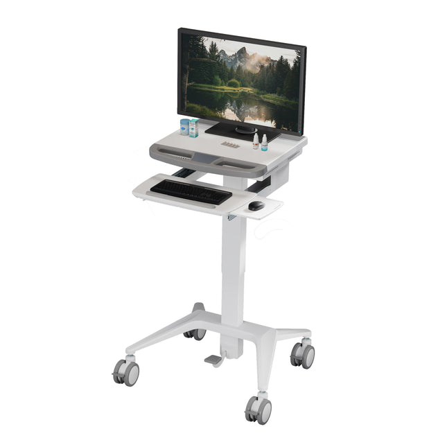 ProperAV Mobile Workstation Trolley Cart