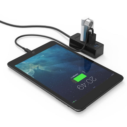 ORICO W5P-U3-30 4-Port USB 3.0 Desktop HUB with 30cm Micro USB Cable Power Supply, W5P-U3-30 Black, W5P-U3-30 White