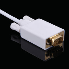 Cable adaptador Mini DisplayPort macho a VGA macho de 1,8 m