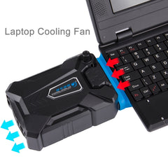 Ice Troll III Gaming Laptop Notebook Cooling Pad Mute Air Extracting Cooling Fan Turbo Heat Radiator with Appropriative USB Cable