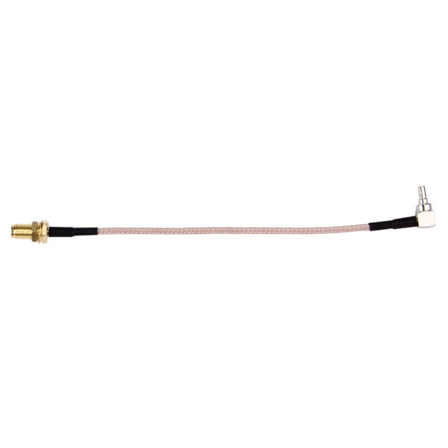 15cm CRC9 Male to SMA Female Cable, CRC9 90° Elbow to SMA (Braided)