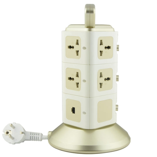 VONETS WiFi-SB-L3 3 Layers with 8 Outlets + 2 USB Ports + RJ45 Port 300Mbps WiFi Repeater Smart Power Sockets, EU Plug, Cable Length: 2m