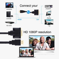 30cm HDMI Male to 24+1 DVI Female Adapter Cable, Length: 30cm