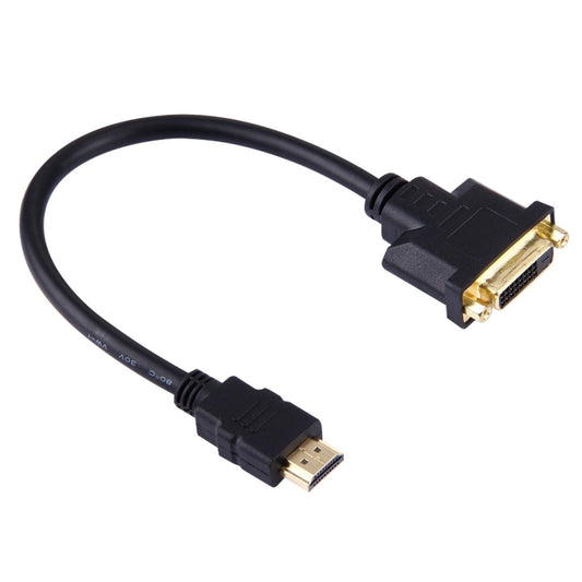 30cm HDMI Male to 24+1 DVI Female Adapter Cable, Length: 30cm