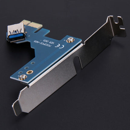 PCI-E 1 to 3 PCI Express 1 Slots Riser Card 3 PCI-E Slot Adapter PCI-E Port Multiplier Card with 60cm USB Cable