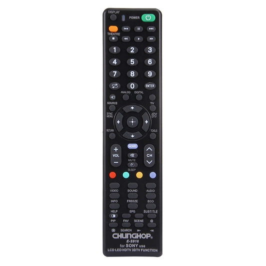 CHUNGHOP E-S916 Universal Remote Controller for SONY LED LCD HDTV 3DTV, For SONY TV