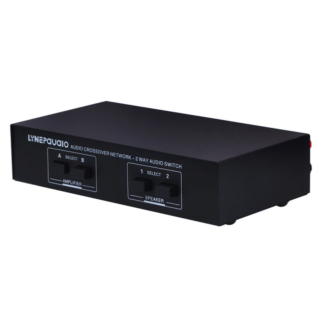 B822 Passive Speaker Switch 2 Channel Power Amplifier Audio Switch Loudspeaker,  2 Input and 2 Output