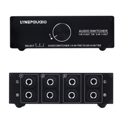 B833 Passive Speaker Stereo Switch Loudspeaker,  1 Input and 3 Output or 3 Input and 1 Output
