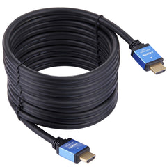 15m HDMI 2.0 Version High Speed HDMI 19 Pin Male to HDMI 19 Pin Male Connector Cable, Length: 15m