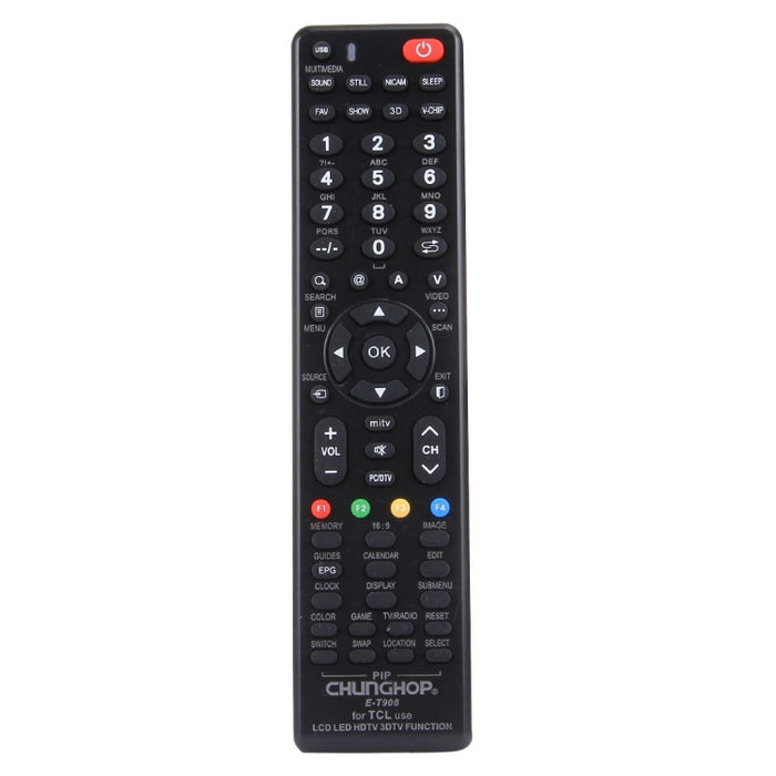 CHUNGHOP E-T908 Universal-Fernbedienung für TCL LED-TV / LCD-TV / HDTV / 3DTV, für TCL TV