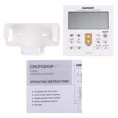 CHUNGHOP K-650E Universal LCD Air-Conditioner Remote Controller with Bracket, K-650E