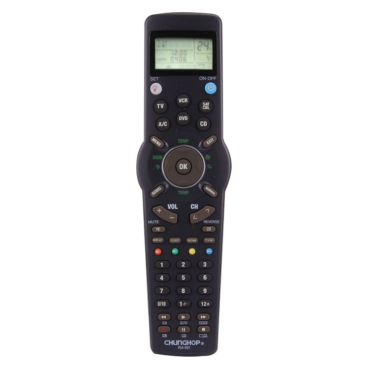 CHUNGHOP RM-L991 Universal LCD Remote Controller with Learning Function for TV VCR SAT CBL DVD CD A/C, RM-L991