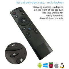 Q5 2.4G RF 3D Brushed Fashion Sense Universal Voice Version Air Mouse Remote Controller