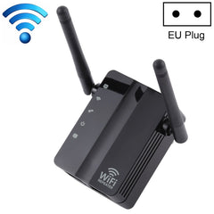 300Mbps Wireless-N Range Extender WiFi Repeater Signal Booster Network Router with 2 External Antenna, EU Plug, 2 External Antenna (White), 2 External Antenna (Black)