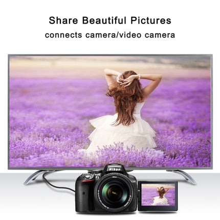 30cm 4K HDMI Male to Micro HDMI Positive Angled Male Gold-plated Connector Adapter Cable, 30cm Positive