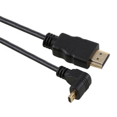 30cm 4K HDMI Male to Micro HDMI Positive Angled Male Gold-plated Connector Adapter Cable, 30cm Positive