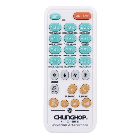 CHUNGHOP K-1048ES  Universal Air-Conditioner Remote Controller, K-1048ES