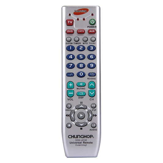 CHUNGHOP SRM-403E Universal Intelligent Learning-Type Remote Control for TV VCR SAT CBL HIFI DVD CD VCD and Others, SRM-403E