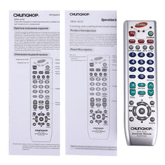 CHUNGHOP SRM-403E Universal Intelligent Learning-Type Remote Control for TV VCR SAT CBL HIFI DVD CD VCD and Others, SRM-403E