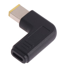 USB-C / Type-C Female to Lenovo Big Square Male Plug Elbow Adapter Connector for Lenovo Laptops, Lenovo Big Square Elbow