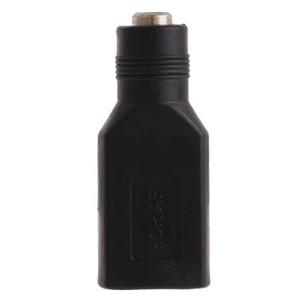 USB Female to 5.5 x 2.1mm Female Plug Adapter Connector