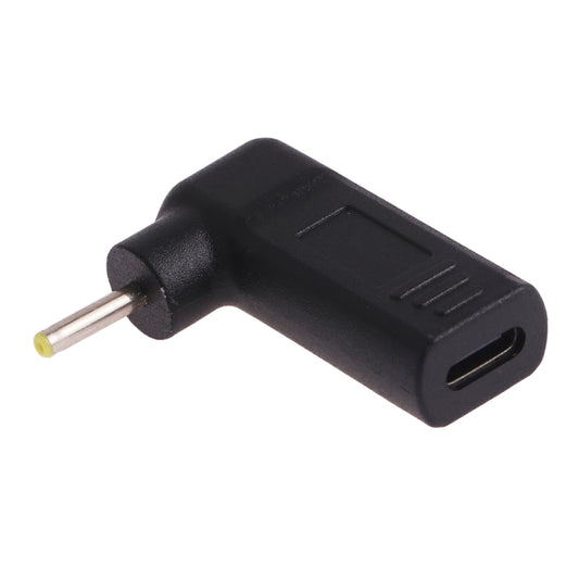 2.5 x 0.7mm Male to USB-C / Type-C Female Plug Elbow Adapter Connector, 2.5 x 0.7mm Elbow