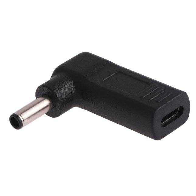 USB-C / Type-C Female to 4.5 x 3.0mm Male Plug Elbow Adapter Connector, 4.5 x 3.0mm Elbow Black, 4.5 x 3.0mm Elbow Blue