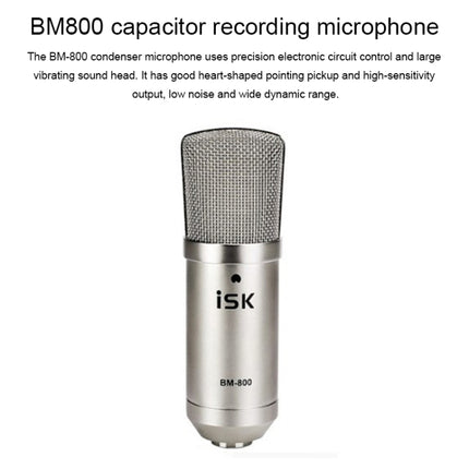 ISK BM-800 Sound Recording Microphone Condenser Mic for Studio and Broadcasting