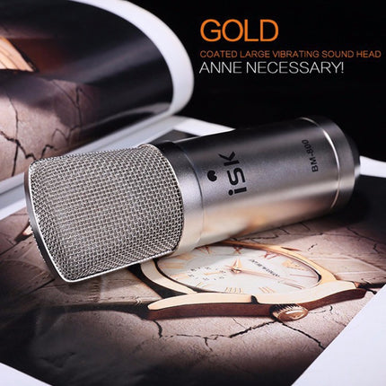 ISK BM-800 Sound Recording Microphone Condenser Mic for Studio and Broadcasting