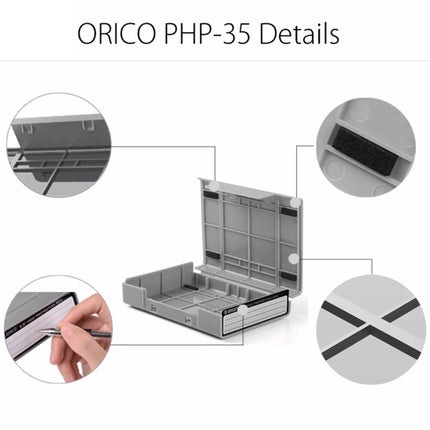 ORICO PHP-35 3,5 Zoll SATA HDD Gehäuse Festplatte Schutz Abdeckung Box