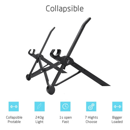 NEXSTAND Portable Adjustable Foldable Desk Holder Stand for Laptop / Notebook, Suitable for: More than 11.6 inch