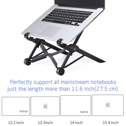 NEXSTAND Portable Adjustable Foldable Desk Holder Stand for Laptop / Notebook, Suitable for: More than 11.6 inch
